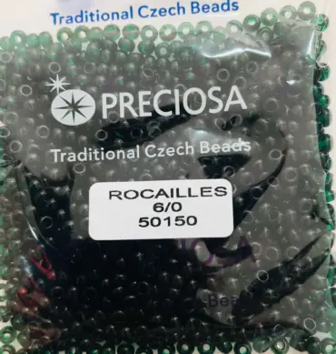 Preciosa Round Seed Beads 50150 6/0 3.5 Oz