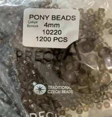 Preciosa Pony Beads 10220 4mm  200 Pcs