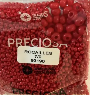 Preciosa Round Seed Beads 93190 7/0 3.5 Oz