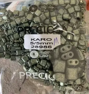 Preciosa Karo Beads 28986 5/5mm 3.5 Oz Matte