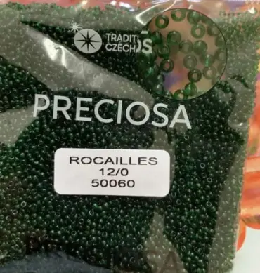 Preciosa Round Seed Beads 50060 12/0 3.5 Oz