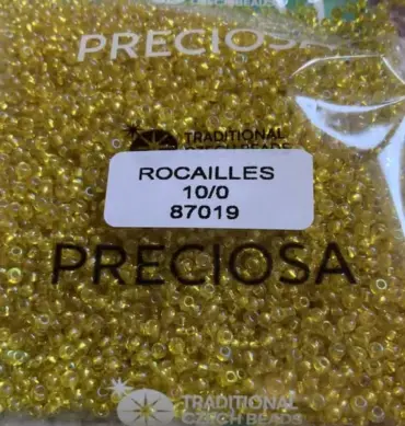 Preciosa Round Seed Beads 87019 10/0 3.5 Oz
