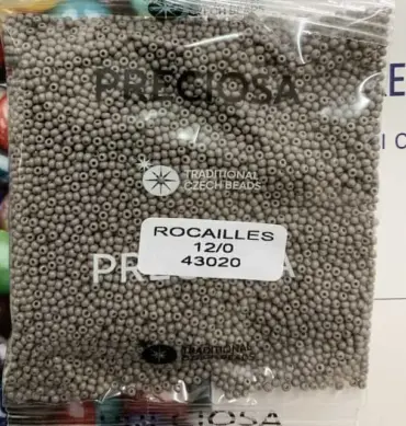 Preciosa Round Seed Beads 43020 12/0 3.5 Oz