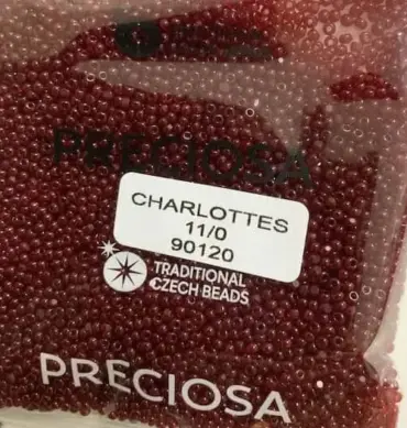 Preciosa Charlotte Seed Beads 90120 11/0 3.5 Oz