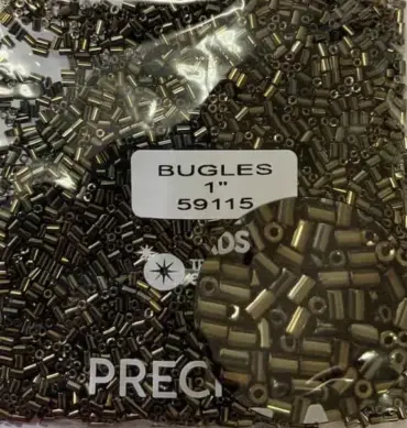 Preciosa Bugles Beads 59115 1" 3.5 Oz