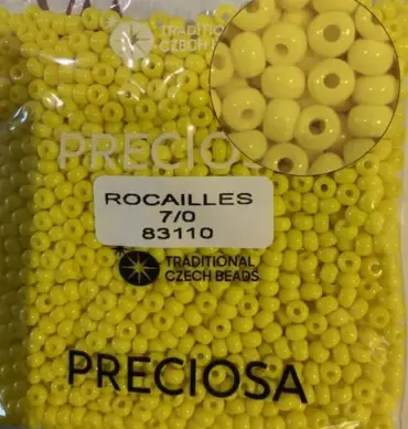 Preciosa Round Seed Beads 83110 7/0 3.5 Oz