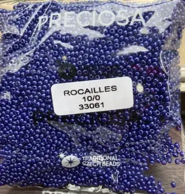 Preciosa Round Seed Beads 33061 10/0 3.5 Oz
