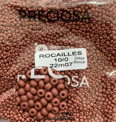 Preciosa Round Seed Beads 22M07 10/0 3.5 oz Matte
