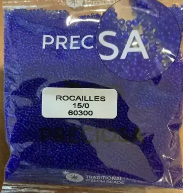 Preciosa Round Seed Beads 60300 15/0 3.5 Oz