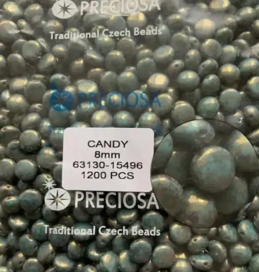 Preciosa Candy Beads 8mm 63130-15496 50 Pcs