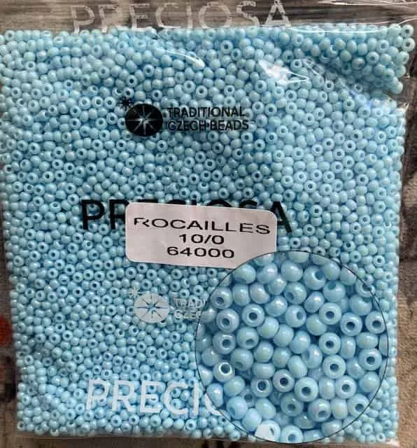 Preciosa Round Seed Beads 64000 10/0 3.5 Oz