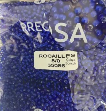 Preciosa Round Seed Beads 35086 8/0 3.5 Oz