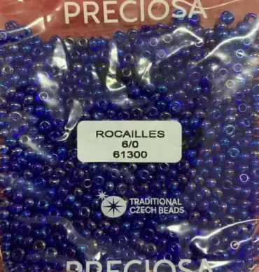 Preciosa Round Seed Beads 61300 6/0  3.5 Oz