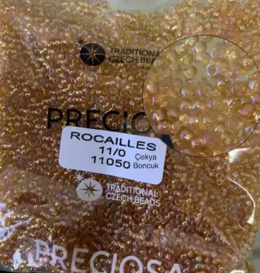 Preciosa Round Seed Beads 11050 11/0 3.5 Oz