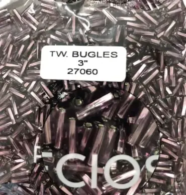 Preciosa Twisted Bugles Beads 27060 3" 3.5 Oz