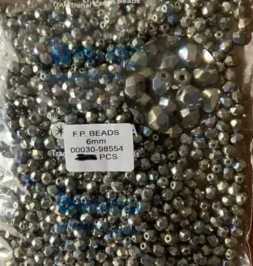 Preciosa Fire Polished Beads FP 6mm 00030-98554 100 Pcs