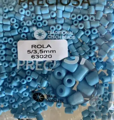 Preciosa Rola Beads 63020 5x3.5mm 3.5 Oz