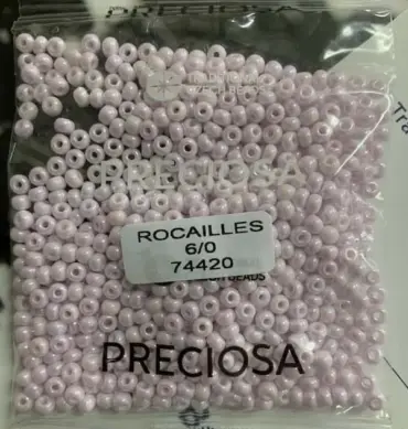 Preciosa Round Seed Beads 74420 6/0 3.5 Oz
