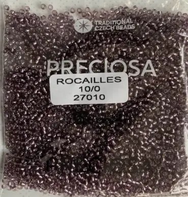 Preciosa Round Seed Beads 27010 10/0  3.5 Oz