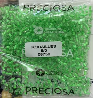 Preciosa Round Seed Beads 08756 6/0 3.5 Oz