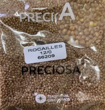 Preciosa Round Seed Beads 66209 12/0 3.5 Oz