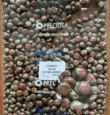 Preciosa Candy Beads 8mm 93180-86800 50 Pcs