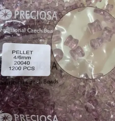 Preciosa Pellet Beads 20040 4/6mm 200 Pcs