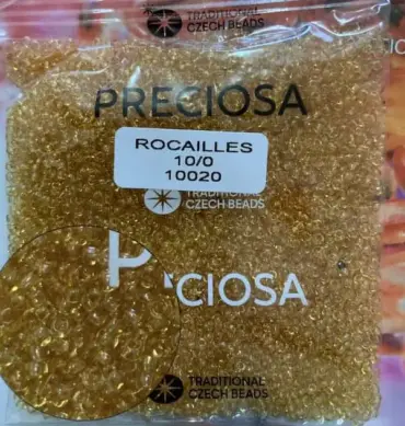 Preciosa Round Seed Beads 10020 10/0 3.5 Oz