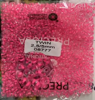 Preciosa Twin Beads 3.5 Oz 08777 2.5/5mm