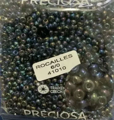Preciosa Round Seed Beads 41010 6/0 3.5 Oz