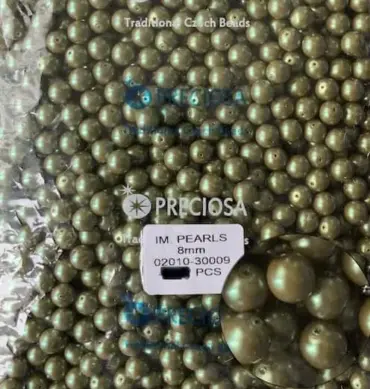 Preciosa Pearl Beads 8mm 02010-30009 100 Pcs