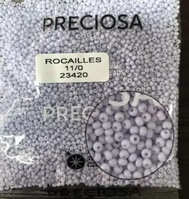 Preciosa Round Seed Beads 23420 11/0 3.5 Oz
