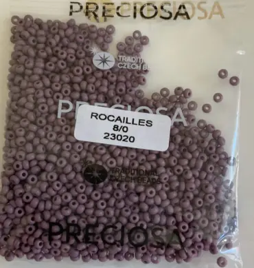 Preciosa Round Seed Beads 23020 8/0 3.5 Oz
