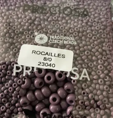 Preciosa Round Seed Beads 23040 8/0 3.5 Oz