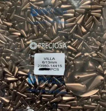 Preciosa Villa Beads 1.76 Oz 6/13mm 23980-14415 100 Pcs