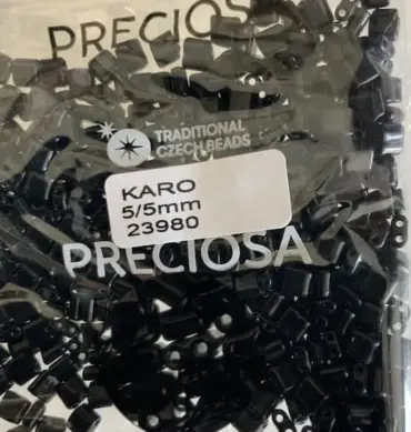 Preciosa Karo Beads 23980 5/5mm  3.5 Oz