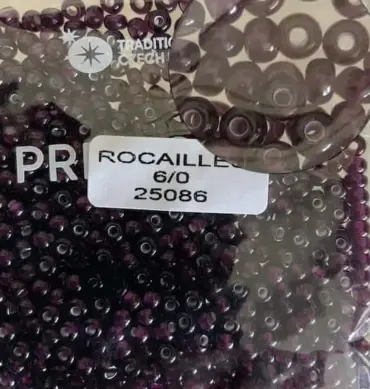 Preciosa Round Seed Beads 25086 6/0 3.5 Oz