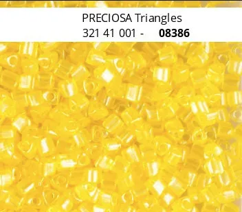 Preciosa Triangle Beads 08386 2.5x2.5mm 3.5 oz