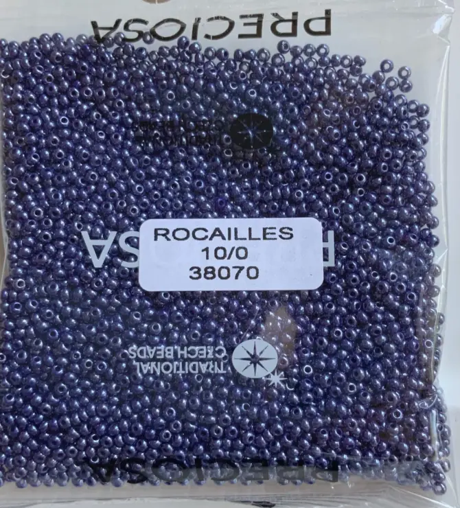 Preciosa Round Seed Beads 38070 10/0  3.5 Oz - Image 3