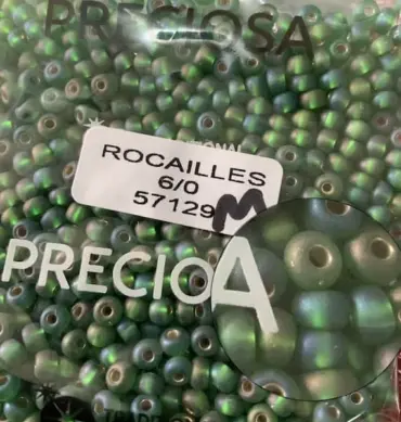 Preciosa Round Seed Beads 57129 6/0 3.5 Oz Matte