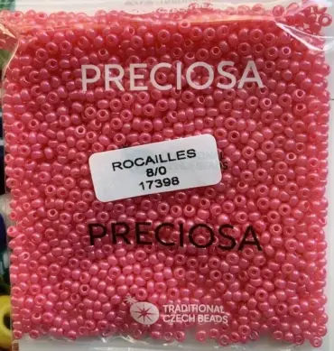 Preciosa Round Seed Beads 17398 8/0 3.5 Oz