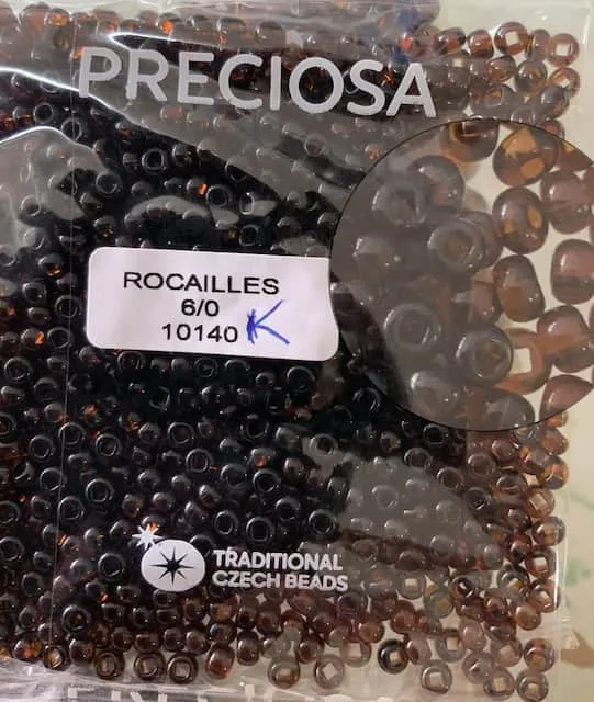 Preciosa Round Seed Beads 10140 6/0 3.5 Oz Matte