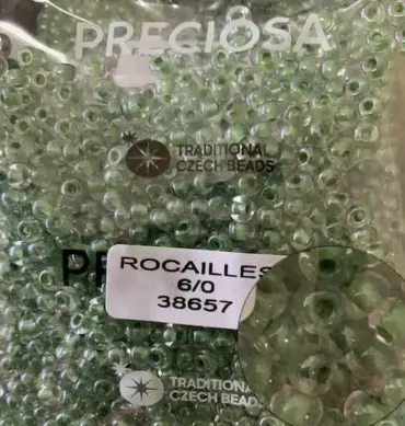 Preciosa Round Seed Beads 38657 6/0 3.5 Oz