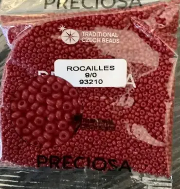 Preciosa Round Seed Beads 93210 9/0 3.5 Oz