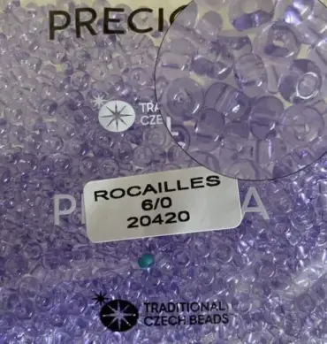 Preciosa Round Seed Beads 20420 6/0 3.5 Oz