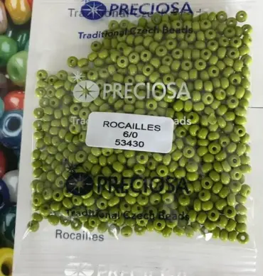 Preciosa Round Seed Beads 53430 6/0 3.5 Oz