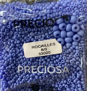 Preciosa Round Seed Beads 33020 8/0 3.5 Oz