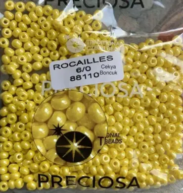 Preciosa Round Seed Beads 88110 6/0 3.5 Oz