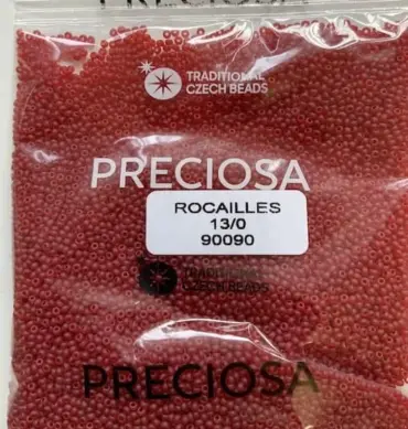 Preciosa Round Seed Beads 90090 13/0 3.5 Oz Matte
