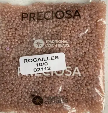 Preciosa Round Seed Beads 02112 10/0 3.5 Oz